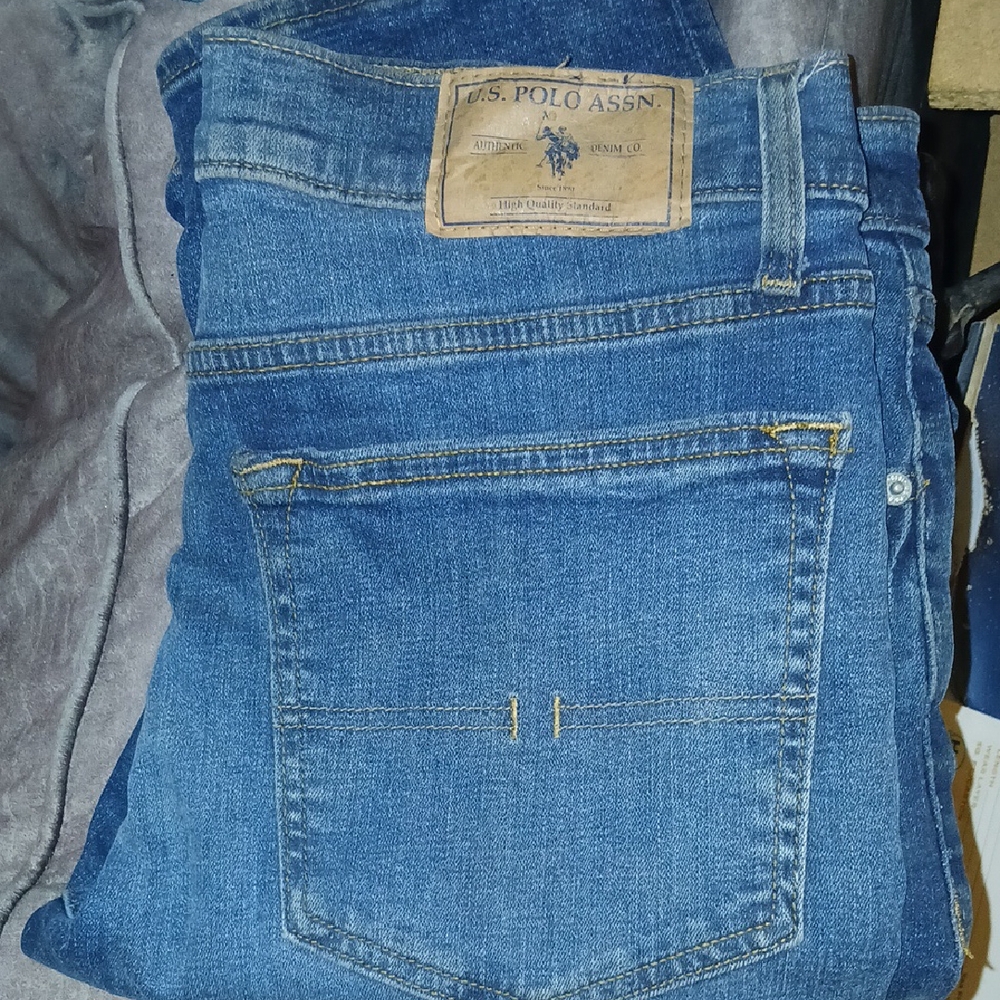 U.S. Polo Assn. Blue Jeans with Classic Medium-Wash